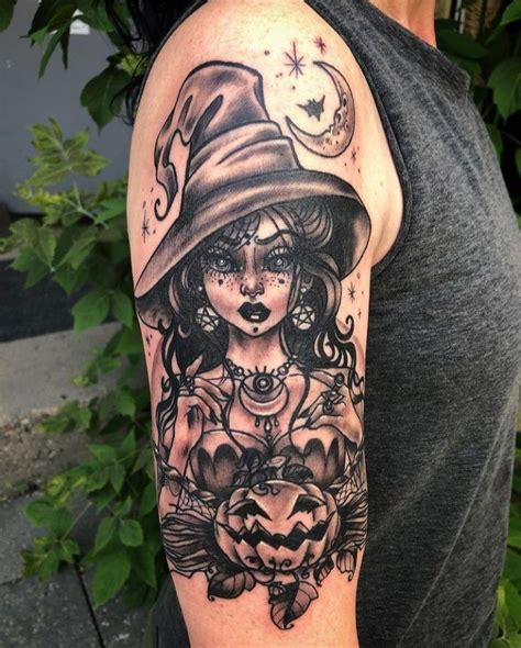 halloween themed feminine halloween tattoos|20 Best Halloween Inspired Tattoos Designs